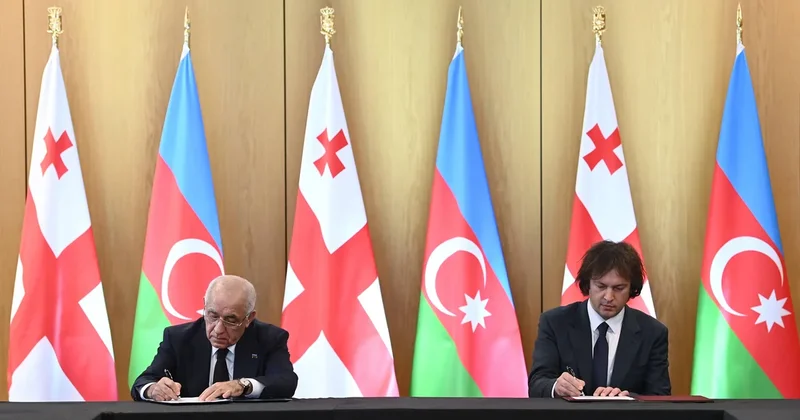 Siqnaxidə Azərbaycan və Gürcüstan arasında ikitərəfli sənədlər imzalanıb FOTO