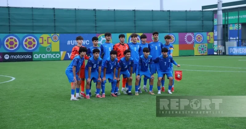 FIFA U 15: millimiz sonuncu matçına çıxacaq KONKRET