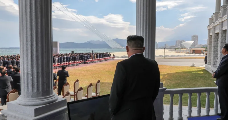 Северная Корея впервые публично показала боевую стрельбу из РСЗО Снайпер Minval Politika