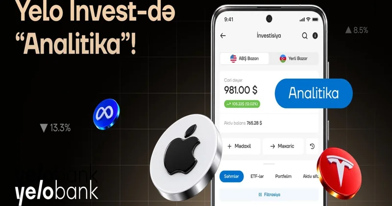 Yelo Invest in yeni imkanı ilə portfelini daha yaxşı tanı!