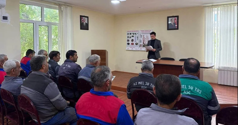 Ağdamda SMSİİ işçiləri üçün hər gün mina təhlükəsizliyi barədə təlimatlar keçirilir