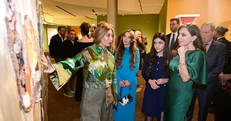 Лейла Алиева и Алена Алиева приняли участие в официальном открытии Art Weekend ФОТО