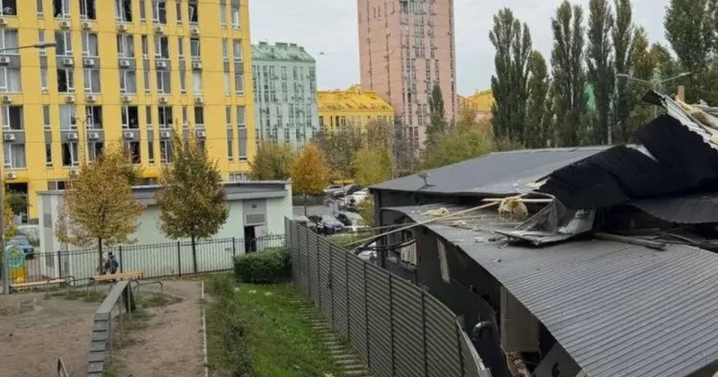 Так выглядит Комфорт Таун в Киеве после атаки Видео