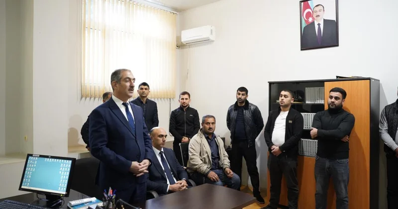 Regional Poçt şöbəsi ərazi partiya təşkilatında növbəti tədbir keçirilib FOTO