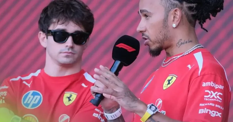 Şarl Lekler Lyuis Hemiltonun “Ferrari”də ona necə kömək etdiyini açıqladı