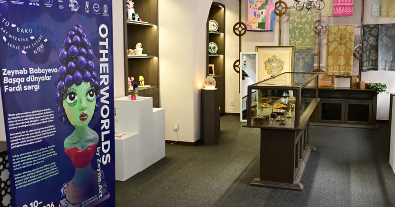 “Bakıya uçuş. İncəsənət həftəsonu” festivalı çərçivəsində “OTHERWORLDS” fərdi sərgisi