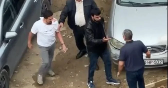 Yeni Günəşlidəki iki nəfər buna görə dalaşırmış VİDEO