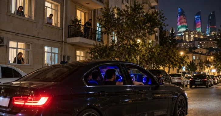 В Баку водителей предупредили о штрафах за громкую музыку в автомобилях