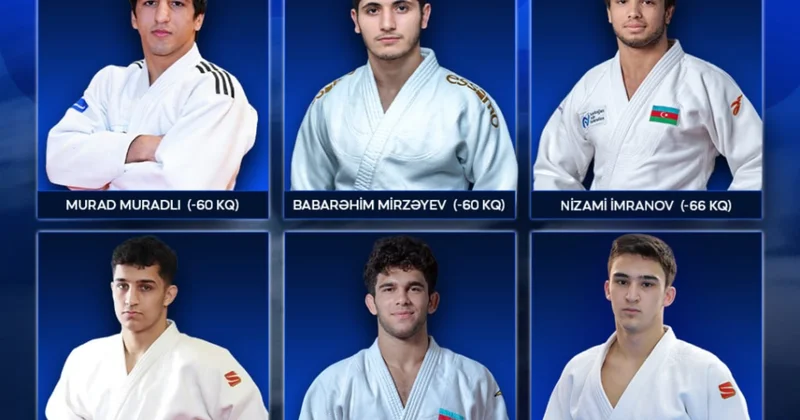 Altı cüdoçumuz bu gün U 23 Avropa çempionatında mübarizəyə başlayacaq