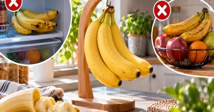 Bananları qaralmaması üçün burada saxlayın