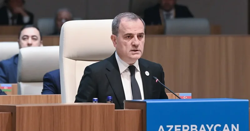 Ceyhun Bayramov TDT nin Zirvə görüşündə Zəngəzur dəhlizinin reallaşdırılmasının əhəmiyyətindən danışıb