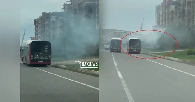 Bakıda BakuBus tüstüləyib