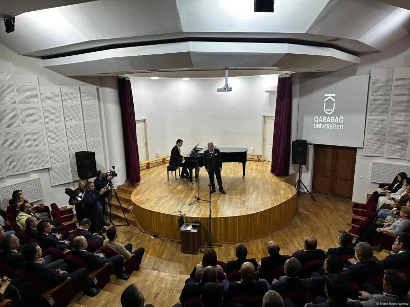 Qarabağ Universitetinin yaradılmasının ildönümü ilə bağlı konsert təşkil edilib FOTOLAR