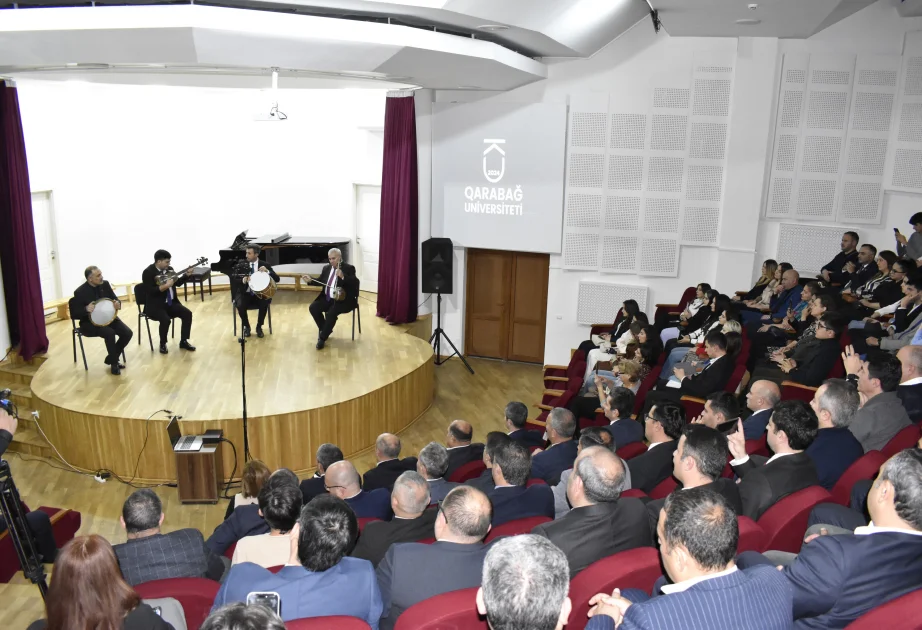 Xankəndi şəhərində Qarabağ Universitetinin yaradılmasının bir illiyi qeyd olunub AZƏRTAC