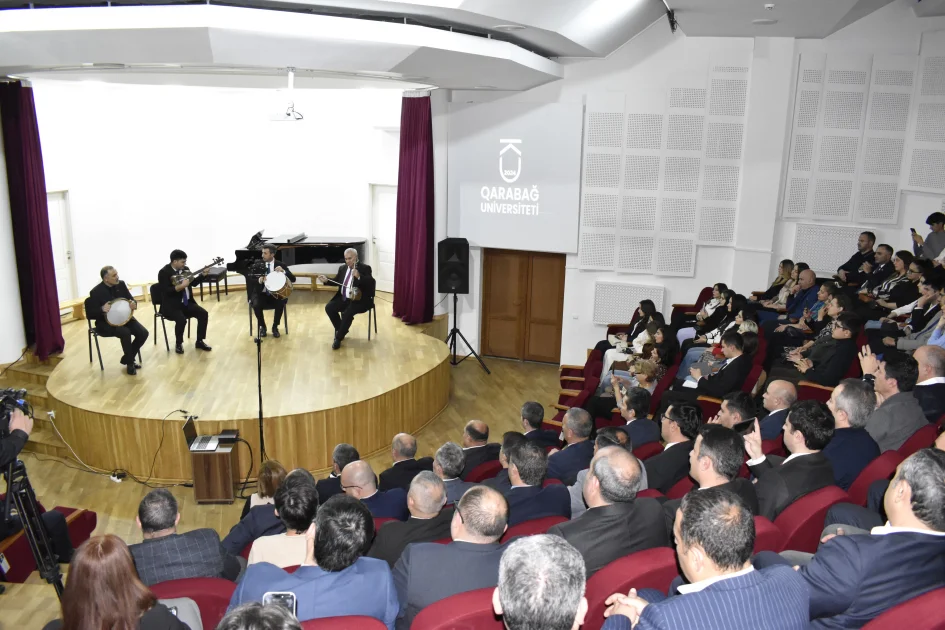 Qarabağ Universitetinin yaradılmasının bir illiyi qeyd olundu Foto