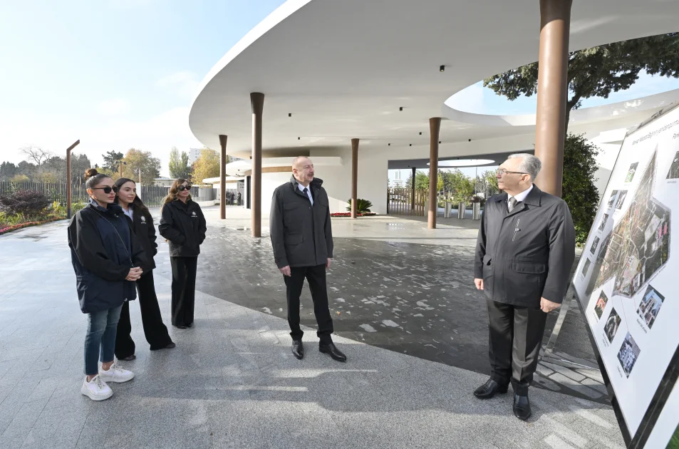 Prezident İlham Əliyev Mərkəzi Nəbatat Bağının açılışında iştirak edib FOTO Doğru Xəbərlər