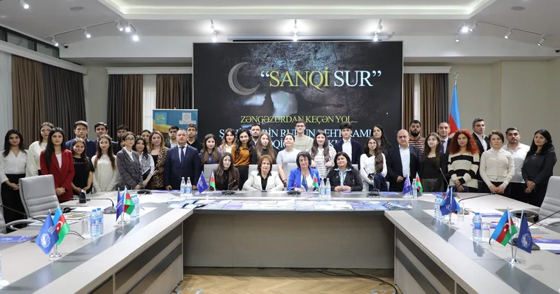 “Sanqi Sur Zəngəzurdan keçən yol…” sənədli filmi təqdim olundu FOTO