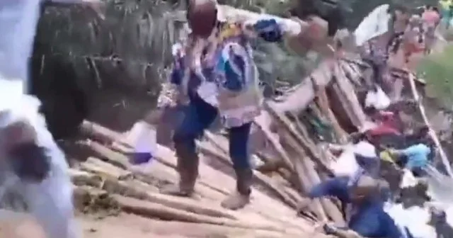 2 milyon dollarlıq körpü açılışı zamanı çökdü VİDEO