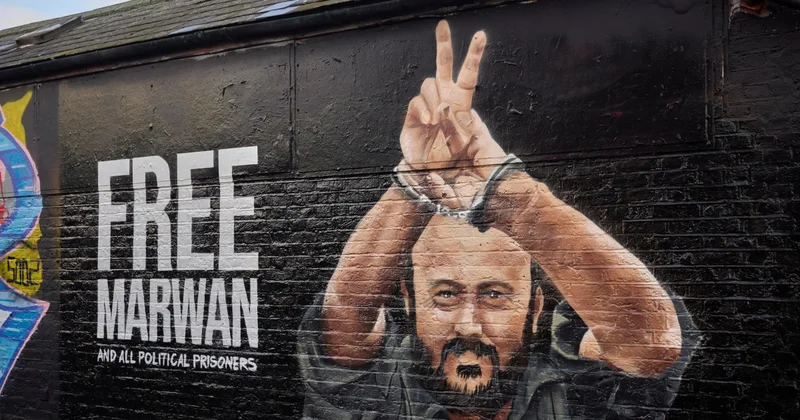 Весь Лондон в поддержку палестинского террориста объектив