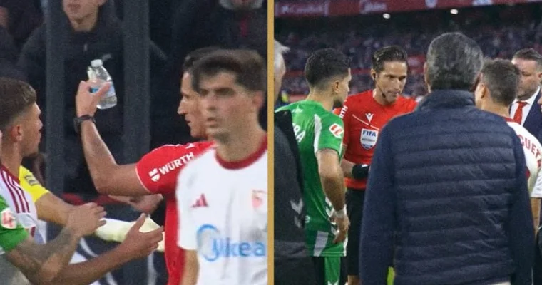 Əndəlus derbisi yarımçıq dayandırılıb, sonra yenidən başlayıb FOTO