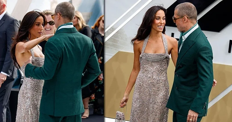 Bred Pittə bütün dərdlərini unutduran qarabuğdayı gözəl: Varlığına şükür...