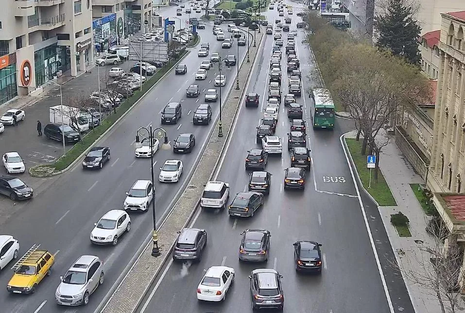 В Баку на этих дорогах наблюдаются заторы