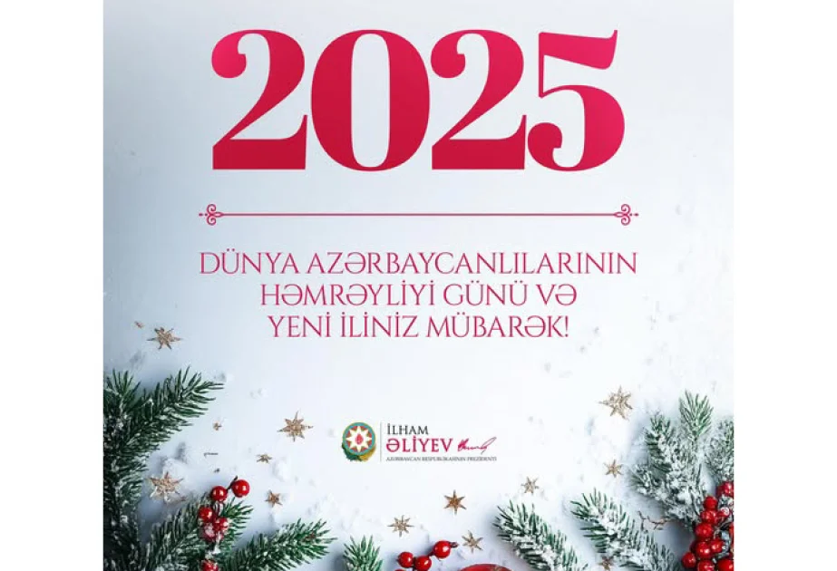 Prezident İlham Əliyev paylaşım edib