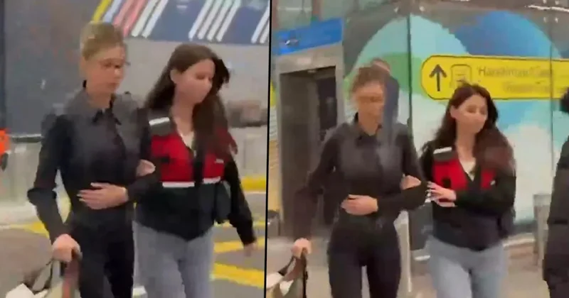 Acunun keçmiş arvadı hava limanında saxlanıldı VİDEO