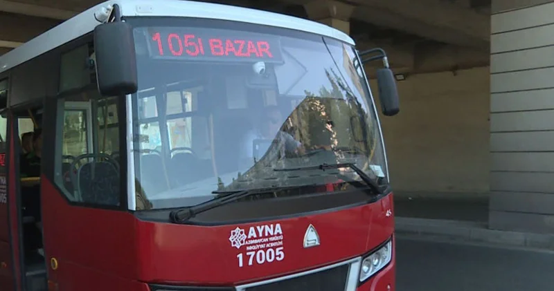 105 nömrəli avtobusdan şikayət: Qrafik üzrə işləmir