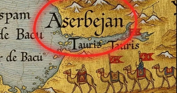650 illik xəritə: Aserbejan və Baku dənizi