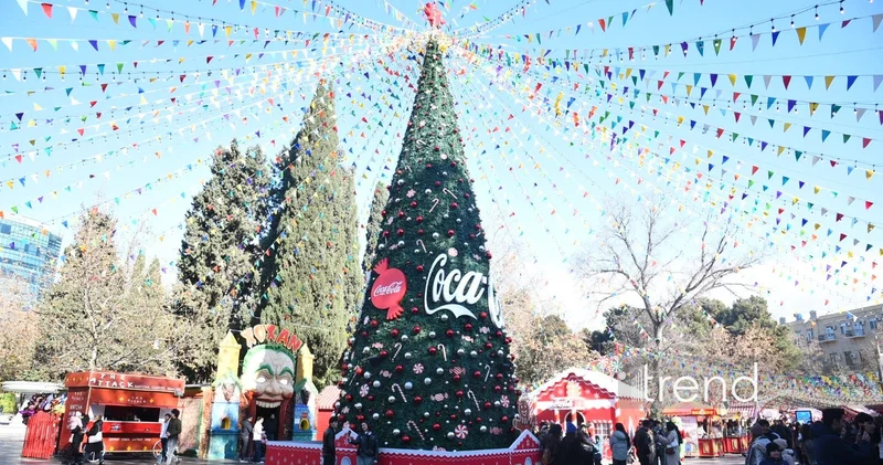 Баку в преддверии Нового года (ФОТОРЕПОРТАЖ)