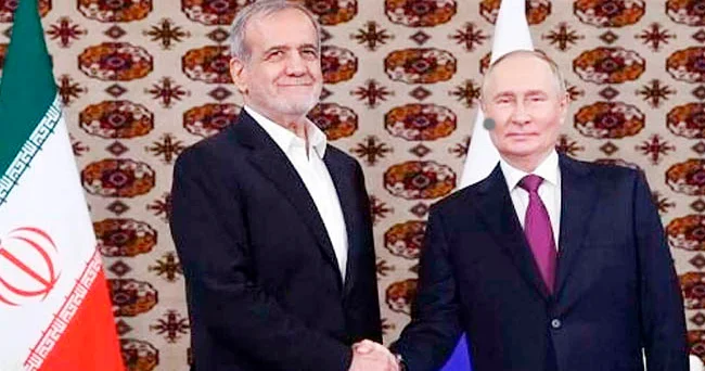 Pezeşkiyan və Putin iki ölkə arasında münasibətləri müzakirə etdilər