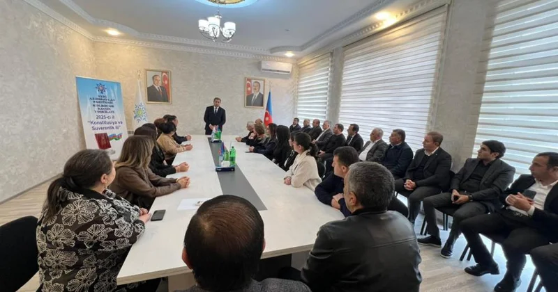 YAP Kəlbəcər rayon təşkilatında fəal partiya üzvləri və rayon ictimaiyyətinin nümayəndələri ilə görüş keçirilib