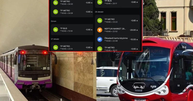 Metro və avtobusdan istifadə etmirəm, amma kartımdan gediş haqqı çıxılır ŞİKAYƏT