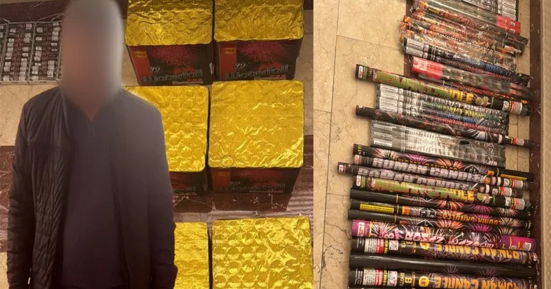 Pirotexniki vasitələr satan şəxs TUTULDU VİDEO