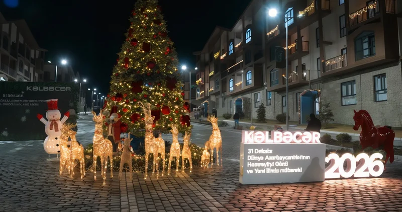 В Кяльбаджаре впервые за 32 года прошло новогоднее мероприятие (ФОТО)