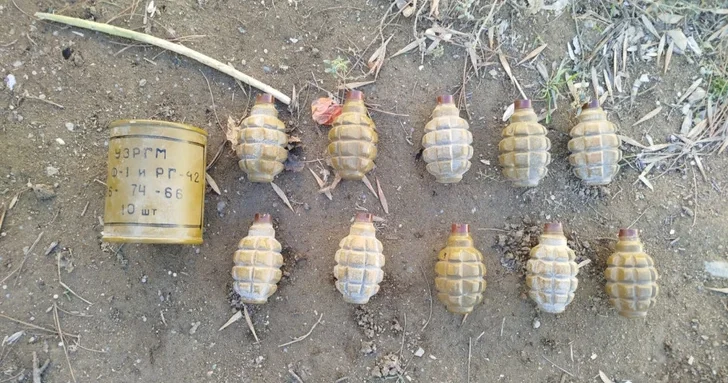 В Баку обнаружены 10 пригодных к применению ручных гранат