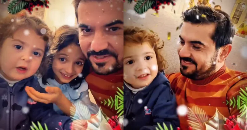 Elşən bayramda onların övladları ilə…