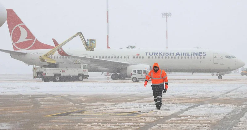 Türkiyədə 61 təyyarə reysi ləğv olundu