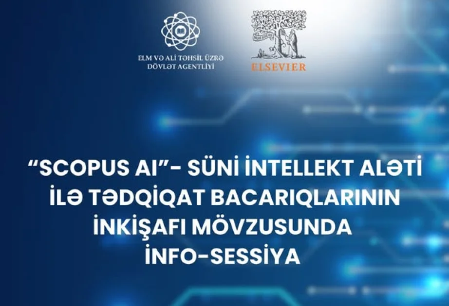 BMU da süni intellekt alətindən səmərəli istifadə ilə bağlı infosessiya təşkil olunacaq