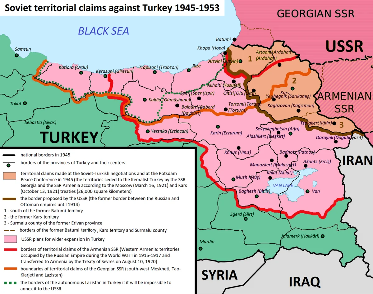 Keçmiş Sovet İttifaqının Türkiyəyə saxta ittihamı