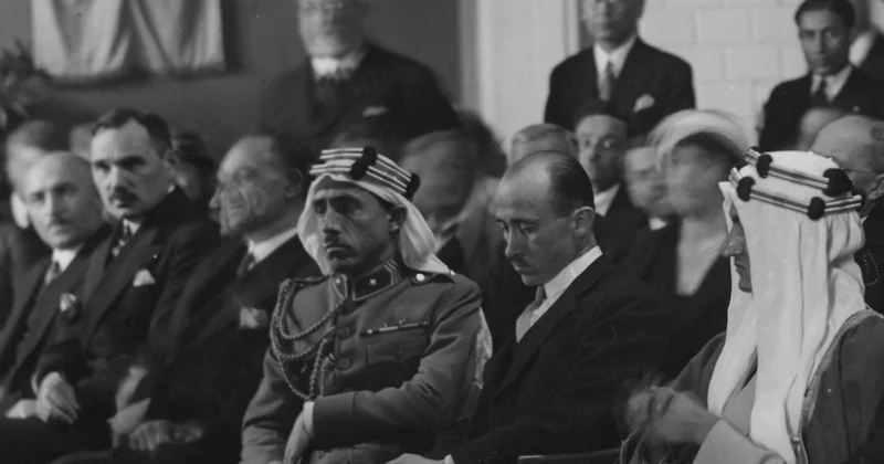 Məhəmməd Əmin Rəsulzadə və Səudiyyə Kralı bir yerdə