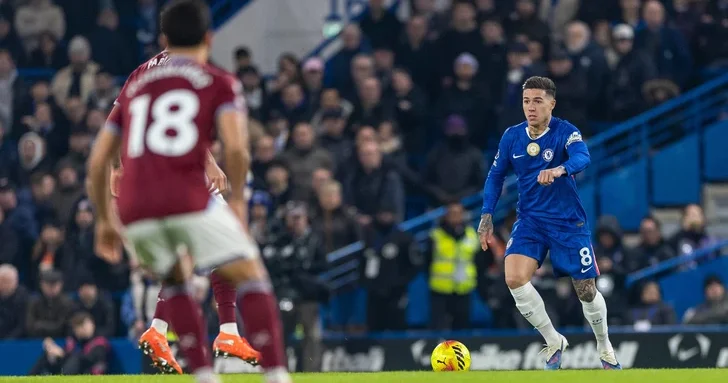 Челси одолел Вест Хэм Юнайтед в 24 м туре АПЛ, уступая 0:2