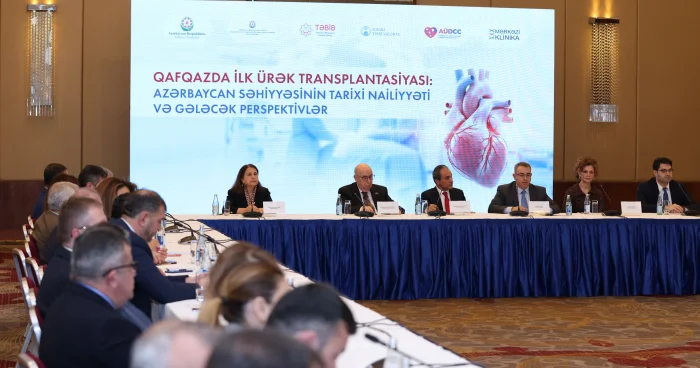 Qafqazda ilk ürək transplantasiyası müzakirə olunub I FOTO