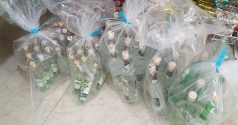 Gəncədə məşhur markaya aid saxta araqlar aşkarlandı