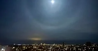 Kiyev səmasında növbəti gözqamaşdırıcı parıltı göründü: bu nədir?.. FOTO