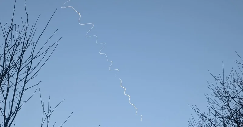 Vilnüs yaxınlığında səmada qeyri adi bir hadisə qeydə alınıb...