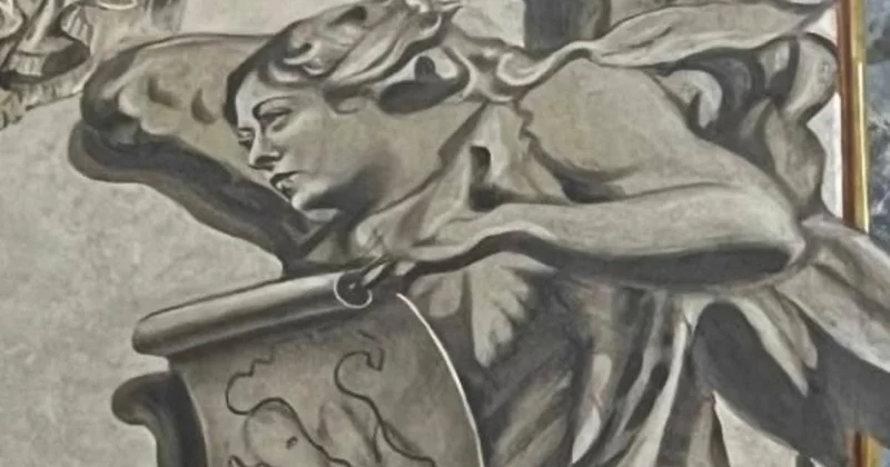 Ангел на фреске в римской церкви стал похож на премьера Джорджу Мелони