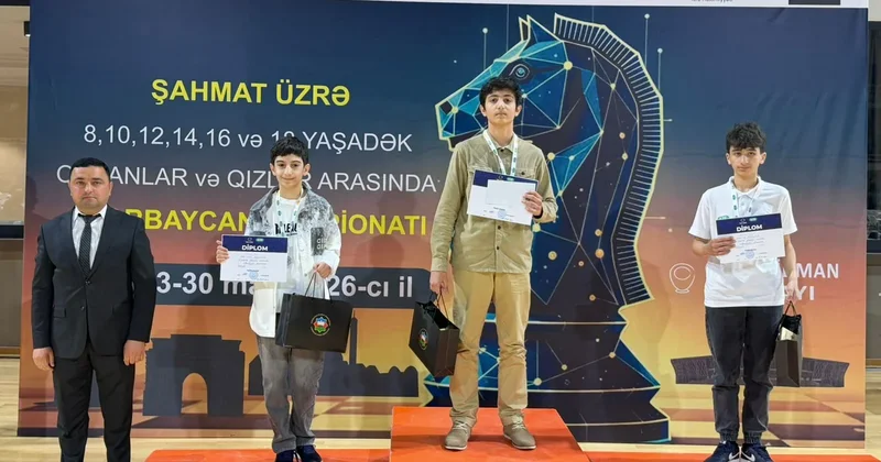 В Гяндже завершился чемпионат Азербайджана по шахматам среди юношей и девушек