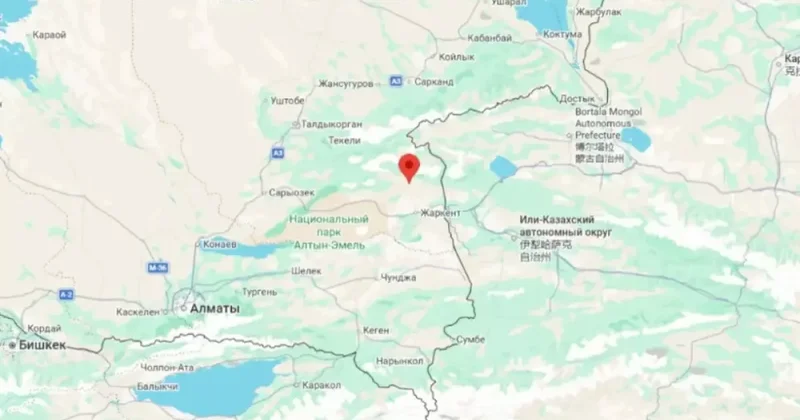 Землетрясение произошло в Казахстане